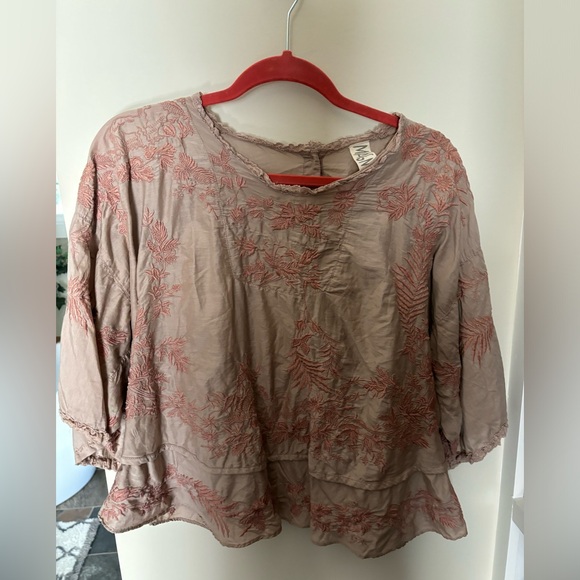 LIKE NEW Magnolia Pearl Embroidered Swarna Blouse 1089 - Picture 7 of 11